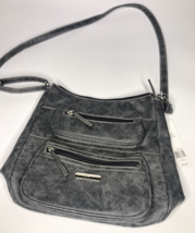 Rosetti Reid Mid Crossbody in Dark Gray Lots of pockets; MSRP $59 NEW NWT - £21.59 GBP