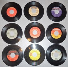 VTG Lot 9 Juke Box 45 RPM Records Various Artists Steve Perry-Air Supply-Loggins - £15.89 GBP