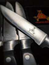 Monte Steak Knives Stainless Steel Set of 6 NIB - $195.00