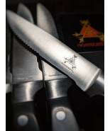Monte Steak Knives Stainless Steel Set of 6 NIB - £153.33 GBP