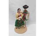 Vintage Handmade Polish Folk Dancers Figurines 5-6&quot; - £54.52 GBP