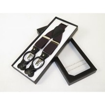 ELEGANT Suspenders Clip on and Button Option for Slacks or Suit Pants Brown image 3