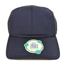 Blank Navy Blue Hat with Triple Chill Effect Brrr Technology OSFM - £19.69 GBP