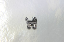Origami Owl Charm (New) Silver Baby Buggy - CH3156 - £7.02 GBP