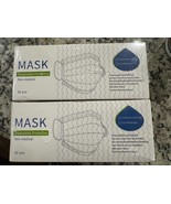 New Box Of 50/3 Ply Ear loop Face Masks Non Medical Surgical Dental Disp... - $150.58 MXN