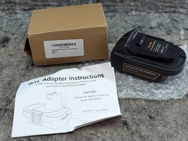 New ZLWAWAOL MIL18DL Battery Adapter Converter for Milwaukee to Dewalt B... - $12.99