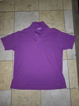  Lacoste Cotton Classic Fit Short Sleeve Purple Men’s Polo Shirt Sz 6 XL... - $25.22