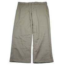 Dickies Pants Mens 42x30 Brown Khaki Workwear Dress Outdoor Slacks Uniform - £17.02 GBP