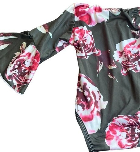 Infant Girls Bell Sleeve One Piece Shirt Outfit Size 12/18 Months GREAT CONDITIO Item image 2
