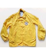 Vtg Chevy Corvette Jacket David Peyser Windbreaker Yellow Made In USA Small - €29,61 EUR