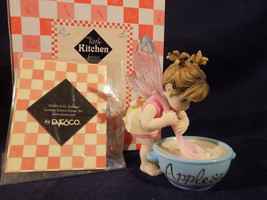 Enesco My Little Kitchen Fairies Applesauce Fairie 119279 Orig Box - Excellent - $19.75