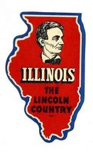 Illinois The Lincoln Country Original Decal - $10.89