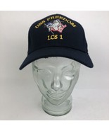 USS FREEDOM LCS 1 &quot; The Corps &quot; USA Made Navy Blue Baseball Cap Adjustab... - £19.80 GBP