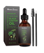 Jamaican Black Castor Oil , Organic 100% Pure Cold Pressed Hair Growth Oil NEW - £10.47 GBP