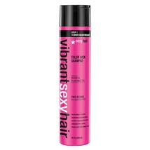 Sexy Hair Vibrant Color Lock Shampoo Color Conserve 10.1oz 300ml - $18.36