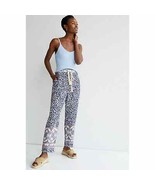 New Anthropologie OLLARI Tasseled Tapered Pants $118 SMALL Navy  - £38.40 GBP