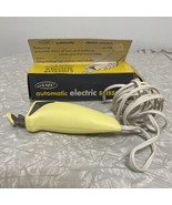 Vtg Electric Scissors for Fabric Paper Blade Guard Light Carbon Steel Bl... - £15.37 GBP