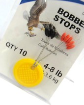 Eagle Claw Bobber Stops 10 Count 4-8lb Fishing Lure NIB - £3.13 GBP