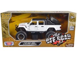 2021 Jeep Gladiator Rubicon Off-Road Pickup Truck White with Black Top &quot;Off Roa - £40.15 GBP