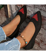 Mesh Point Toe Flat Slip-Ons - $46.29 CAD