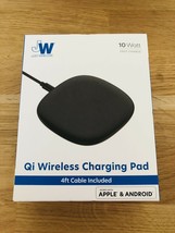 Just Wireless 10Watt Qi Wireless Charging Pad 4ft Cable Included Apple/A... - £7.02 GBP