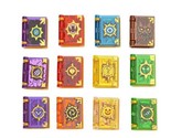 Building Entire Book Of Magic Of 12 Minifigure Custom - $27.71