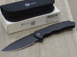 CIVIVI Black Folding Pocket Knives Praxis Liner Lock Knife 3.75&quot; Blk Oxi... - $165.69