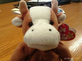 1st Edition Beanie Babies Rare Bessie the Cow, - £7.50 GBP