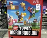 New Super Mario Bros. Wii (Nintendo Wii, 2009) CIB Complete Tested! - £24.34 GBP