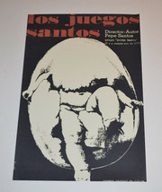 Cuban Theater Poster Art.Home or Room Decoration.1970 Los Juegos Santos.Egg baby - £18.85 GBP