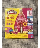 Play-Doh Barbie Designer Fashion Show Playset Hasbro 11.5” Doll, Pattern... - $48.66 CAD