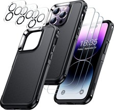 Shockproof Designed Compatible With iPhone 14 Pro Case, (Black) - £13.14 GBP