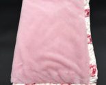 Modern Moments Baby Blanket Satin Trim Rose Pink Plush Gerber - $39.99