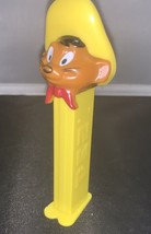 Pez candy dispenser Looney Tunes speedy Gonzalez yellow with feet - £6.12 GBP