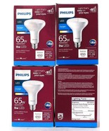 4 Count Philips 9w LED Daylight 5000K Indoor BR30 Flood Non Dimmable - £31.44 GBP