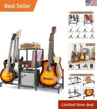 Guitar Stand 5-Tier for Acoustic, Electric Guitar, Bass, Guitar Rack Hol... - $103.94