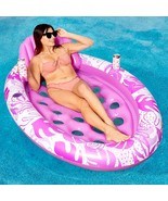 Inflatable Tanning Pool Floats Adult - Sloosh Oval Tanning Float Lounger... - €39,31 EUR