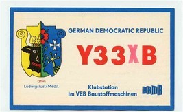QSL Card Y33XB German Democratic Republic 1982 - $13.86