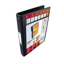 Elba Vision A4 25mm Ring Binder - Black  - $18.00