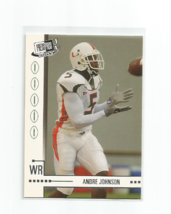 Andre Johnson (U Of Miami) 2003 Press Pass Je PRE-ROOKIE Card #18 - £3.91 GBP