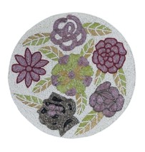 Asravik Decorative Handmade Beaded Round Placemat/Runner Perfect for Tab... - £23.73 GBP