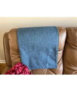 Headrest cover, slip cover for furniture navy cloth, perfect for sofa, l... - $44.18 CAD
