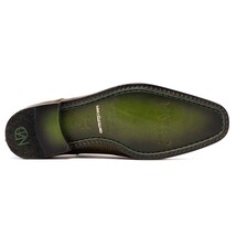 Merida Derby's Shoes Caiman and Lizard Lace Up Olive Green image 5