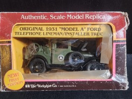 THE YORKSHIRE CO. 1931 MODEL A FORD TELEPHONE LINEMAN UTILITY TRUCK 1:25... - $13.72
