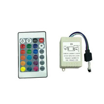 Wireless RGB IR Controller with Remote Control 12V 6A for LED Strips - £11.69 GBP