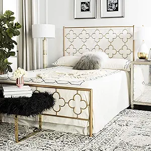 Safavieh Home Morris Moroccan Antique Gold Bed, Full - £649.05 GBP