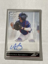 2020 Leaf Ultimate Draft Francisco Alvarez Autograph Acetate Auto Mets - £47.81 GBP