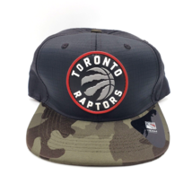 TORONTO RAPTORS Camo &amp; Black Snapback Hat Champion  (One Size Fits Most) - £15.53 GBP