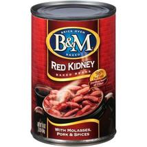 B&amp;M Red Kidney Baked Beans (CASE OF 12) 16 Ounce Cans - £35.97 GBP