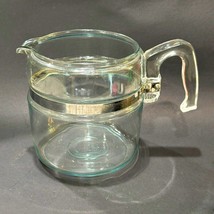 Vintage Pyrex Coffee Pot Percolator 7756 REPLACEMENT Pot Carafe 4-6 Cups Fire - £19.06 GBP